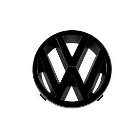 Emblem/Skyltar Emblem VW fram svart – 125mm (Original) www.vwdelar.se